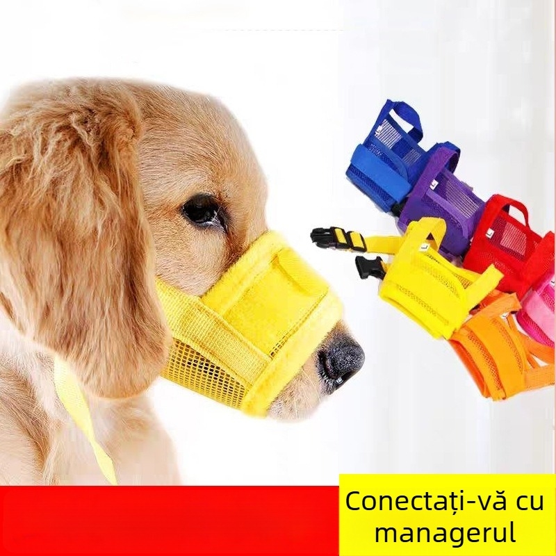 Set botnițe de câini – Anti-mușcare, Anti-lătratul, Protecție împotriva mestecării, Acoperire a gurii pentru câini; Material: Altceva; Importat: Nu; Cod articol: 703109860502
