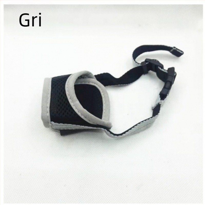 Botniță reglabilă pentru câini, anti-mușcare, anti-hrană și anti-lătrat; respirabilă și permite aportul de apă pentru câini mari