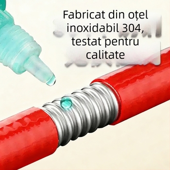 Furtun corrugat din oțel inoxidabil pentru boiler de apă, interfață cu patru puncte, 304, 3 MPa, 100°C