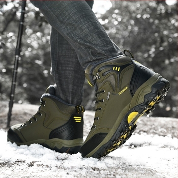 Pantofi de drumeție pentru bărbați, exterior: respirabili, impermeabili, anti-derapare, ușori, rezistenți la uzură