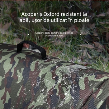 Cuib pentru pisici din Oxford, închis, impermeabil, cald, pentru interior și exterior, potrivit pentru iarnă, primăvară și toamnă.