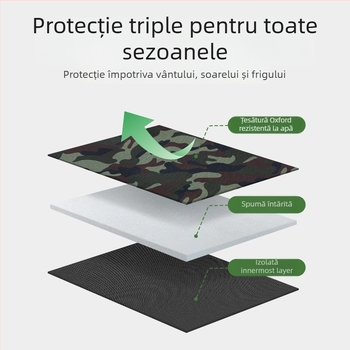 Cuib pentru pisici din Oxford, închis, impermeabil, cald, pentru interior și exterior, potrivit pentru iarnă, primăvară și toamnă.