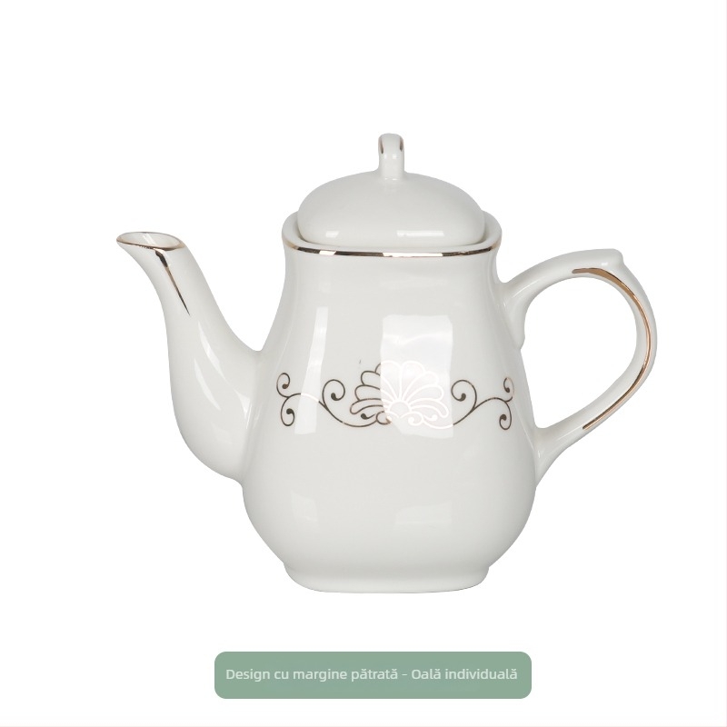 Set ceramic pentru bucătărie cu sticle de sare, zahăr și oțet – stil chinezesc, design fără găuri; Material: ceramic; Categoria: raft pentru condimente