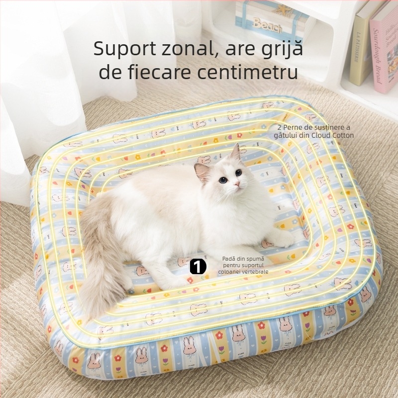 Favored Cuib pentru Pisică – Material impermeabil din Twill, Cuib pentru Animale de Companie