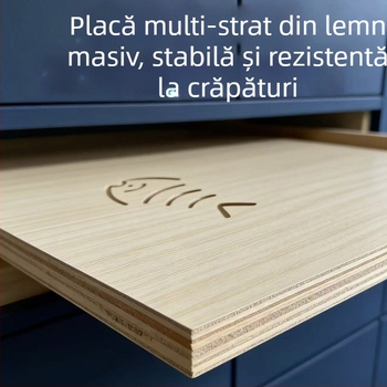 Casă pentru pisici din lemn, cu mai multe etaje, cu pat pentru pisică și placă de zgâriere dublă, pentru interior, utilizare pe tot anul