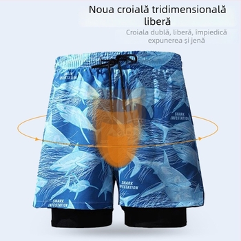 Trunchiuri de baie pentru bărbați, stil slip, 88% poliester, căptușire poliester, pentru adulți