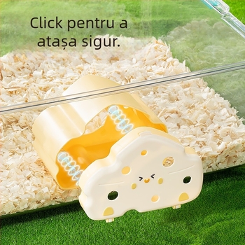 Casă de evadare pentru hamster, ABS, pentru interior, stil desen animat, odihnire și ascundere