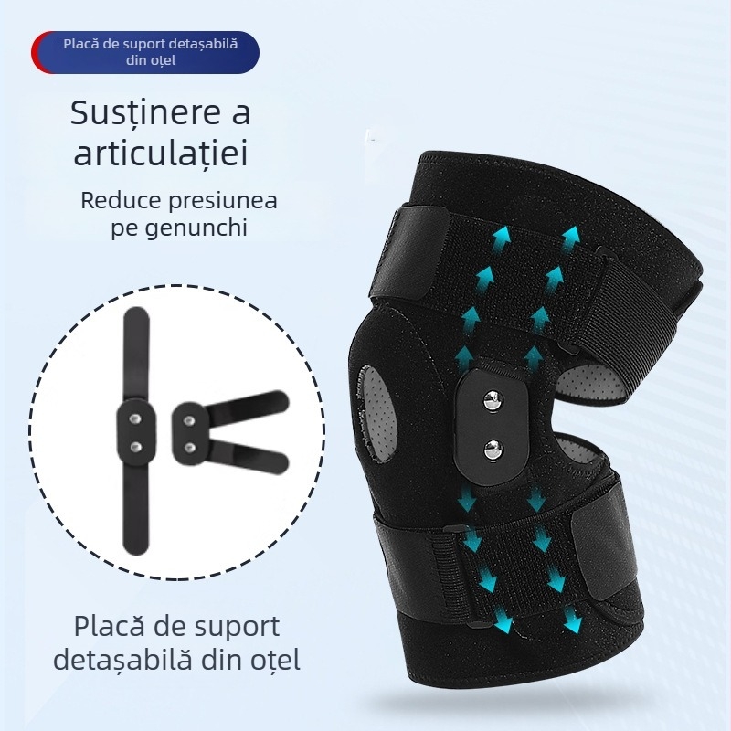 Genunchieră Ricardo, corp din poliester, pentru adulți, baschet, protecție pentru genunchi