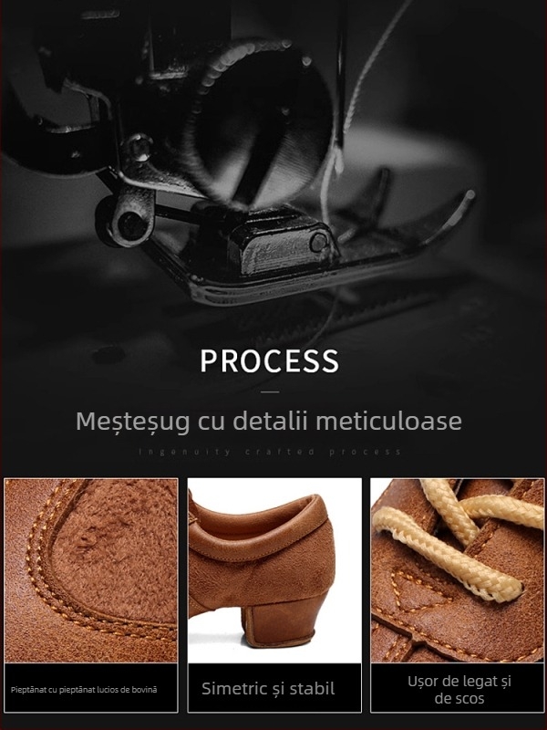 KCdance pantofi de dans pentru adulți, unisex, talpă din piele, grosime obișnuită, talpă moale profesională pentru antrenament