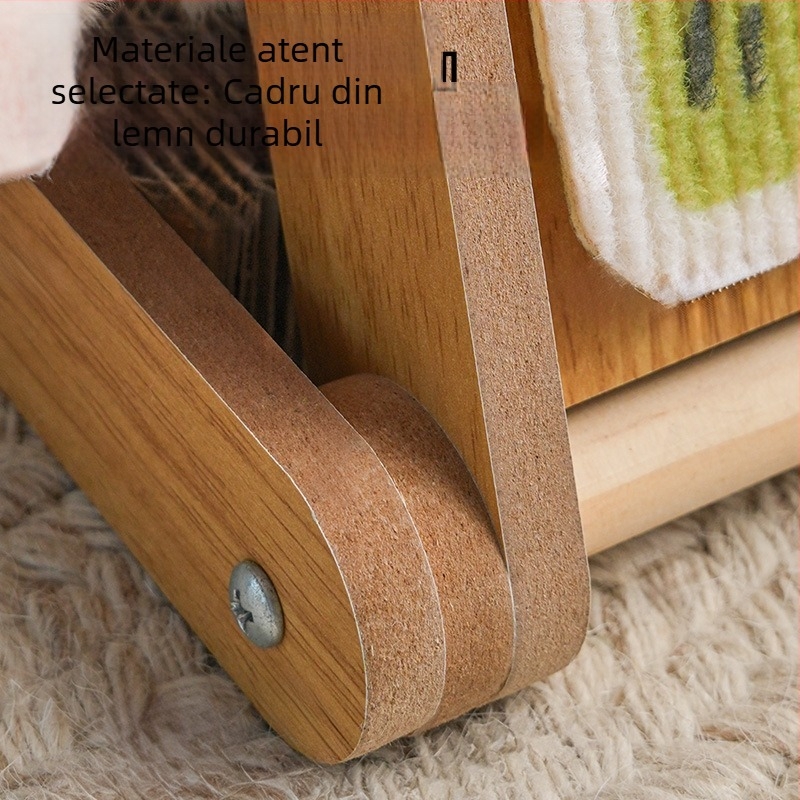 Meow Fairy Placă de zgâriere pentru pisici cu ramă foto drăguță — Multifuncțională, Suprafață înlocuibilă, Material: Density Board, Stil: Cute