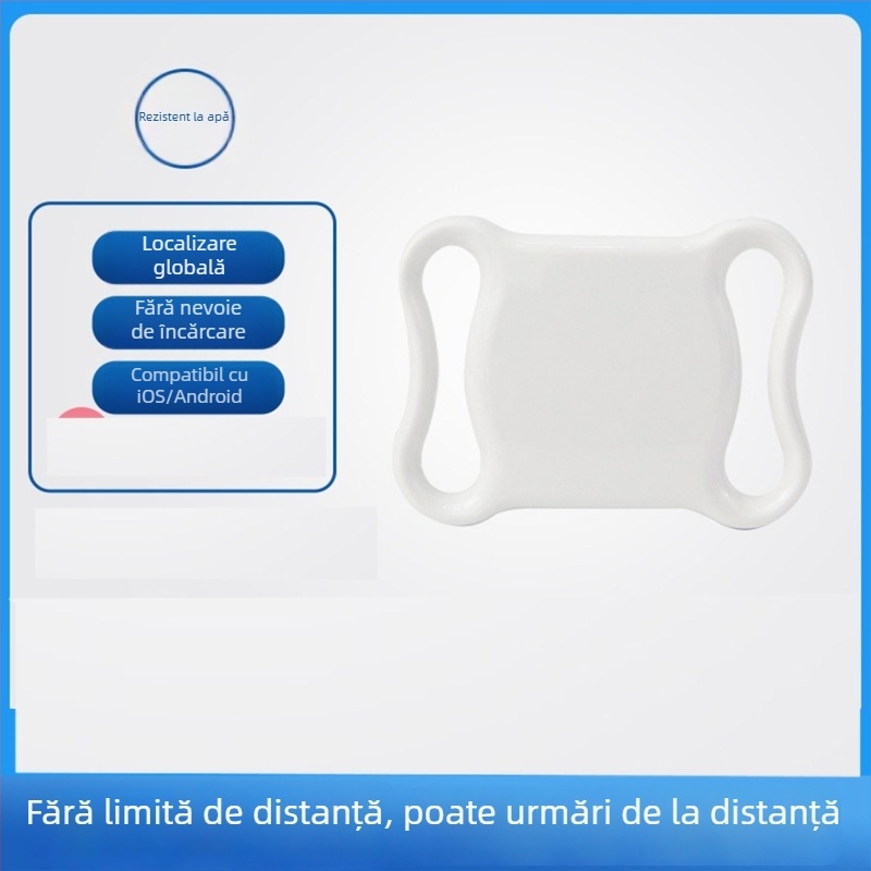 Locator GPS pentru câini și pisici - ABS, precizie GPS 10 m, baterie cu buton, greutate 9,7 g