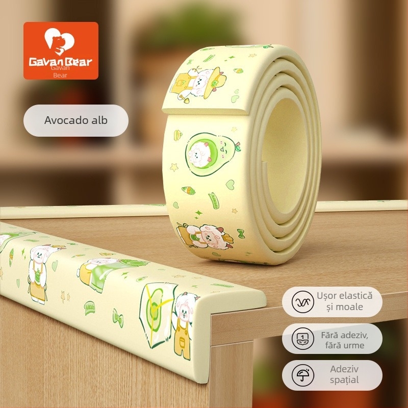 Protector de colț pentru masă, pentru copii, cu umplutură moale, protecție la colțuri, anti-coliziune