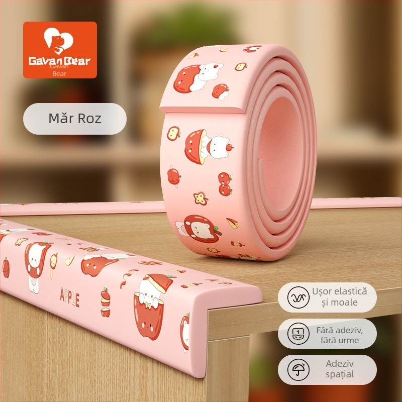 Protector de colț pentru masă, pentru copii, cu umplutură moale, protecție la colțuri, anti-coliziune