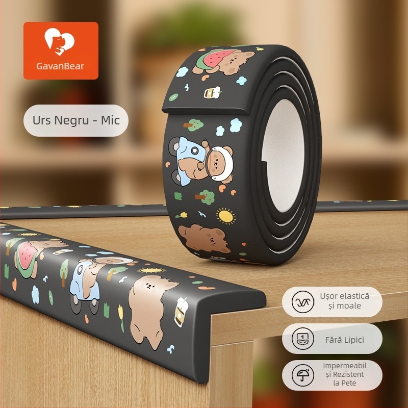 Protector de colț pentru masă, pentru copii, cu umplutură moale, protecție la colțuri, anti-coliziune