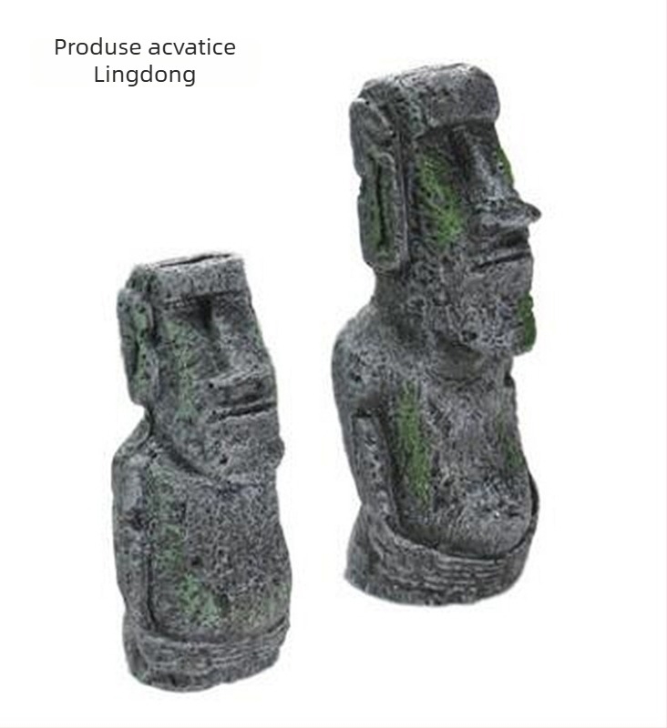 Statuetă din rășină cu aspect stâncos pentru grădină și amenajări de acvariu — Pin Dong Leisure Products, proces de rășină, fără import