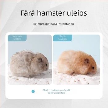 Nisip de baie pentru hamster și nisip pentru urină – două în unu, toaletă de baie specială pentru hamsteri, deodorant pentru mirosuri