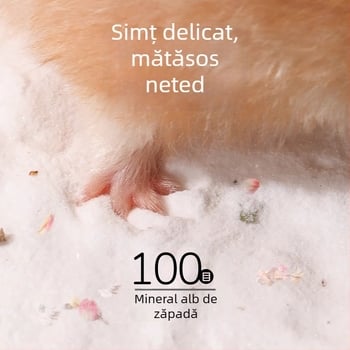 Nisip de baie pentru hamster și nisip pentru urină – două în unu, toaletă de baie specială pentru hamsteri, deodorant pentru mirosuri