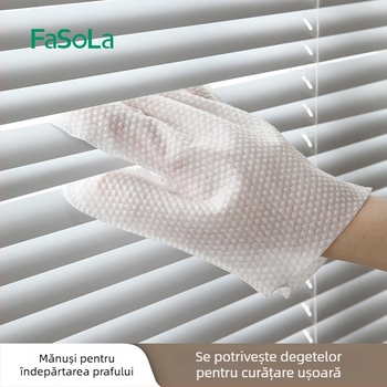 FaSoLa mănuși de praf, de unică folosință – țesătură nețesută, grosime normală, 100 buc./cutie