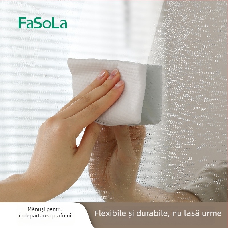 FaSoLa mănuși de praf, de unică folosință – țesătură nețesută, grosime normală, 100 buc./cutie