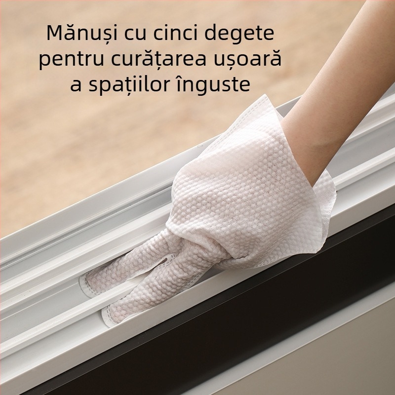 FaSoLa mănuși de praf, de unică folosință – țesătură nețesută, grosime normală, 100 buc./cutie