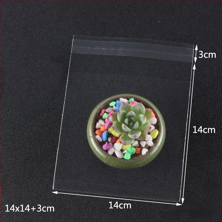 Pungi pentru ambalare panificație cu închidere automată, folie alimentară OPP, personalizabile, 100 bucăți