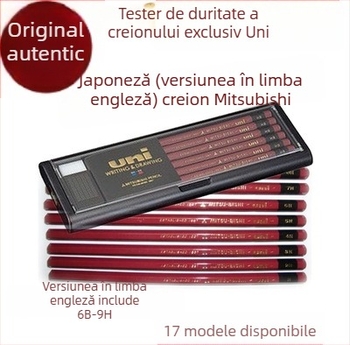 Creion Uni Pencil Mitsubishi 1887 pentru testul de duritate 6B-9H pentru schițe și desen