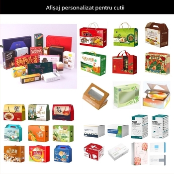 Cutie de ambalaj pentru piese auto, cutie pliabilă personalizabilă, hârtie 230–450 g, imprimare logo disponibilă, imprimare offset/emboss/UV/gravură, ștanțare cu folie argintie