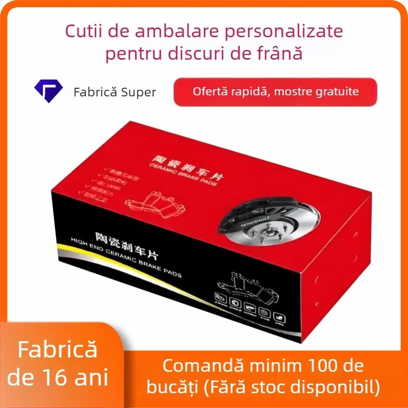 Cutie de ambalaj pentru piese auto, cutie pliabilă personalizabilă, hârtie 230–450 g, imprimare logo disponibilă, imprimare offset/emboss/UV/gravură, ștanțare cu folie argintie