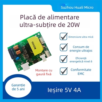 Gorgeous micro modul panou de alimentare ultra-subțire, 20W AC-DC Switching, 5V 4A