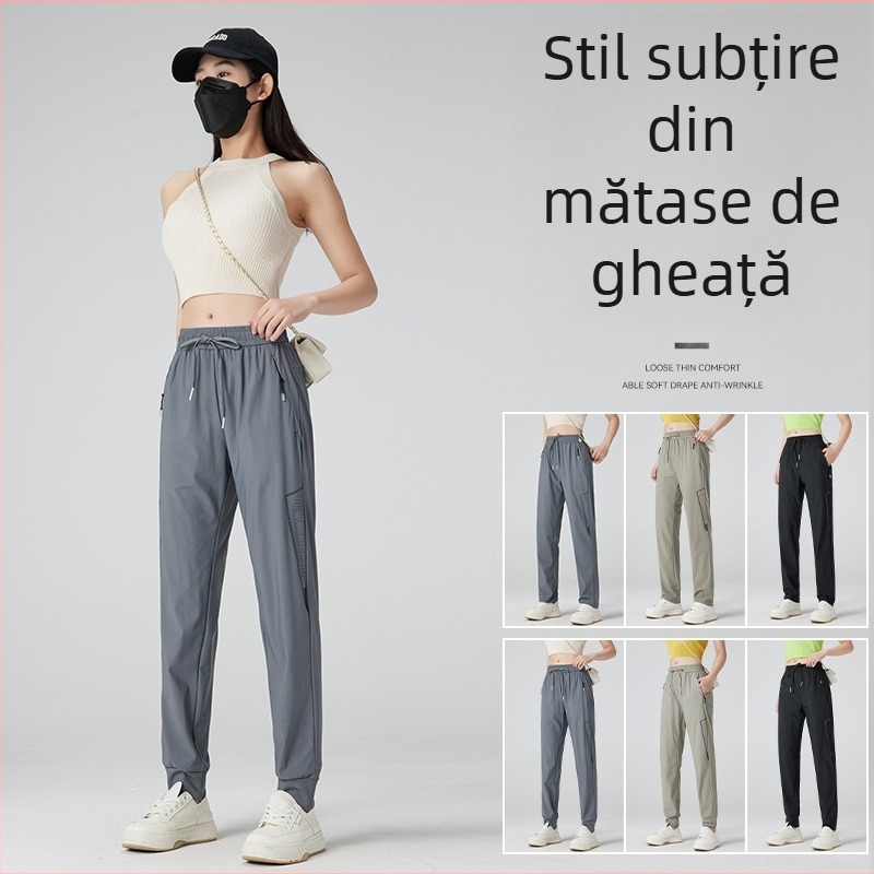 Pantaloni unisex cu uscare rapidă din nylon pentru vară și primăvară, respirabili, ușori, pentru alergare, ciclism, drumeții