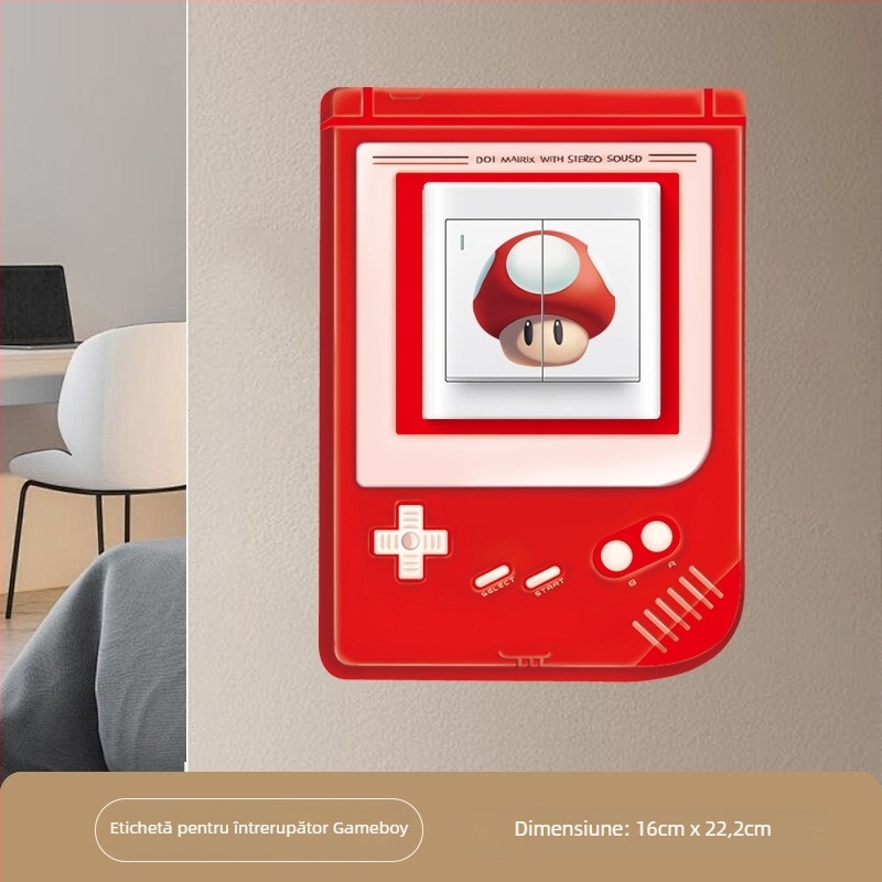 Husă din piele pentru întrerupător Gourmet – stil modern minimalist, personalizabil, etichetă pentru întrerupător Potato-Chip, pentru living/dormitor/restoran