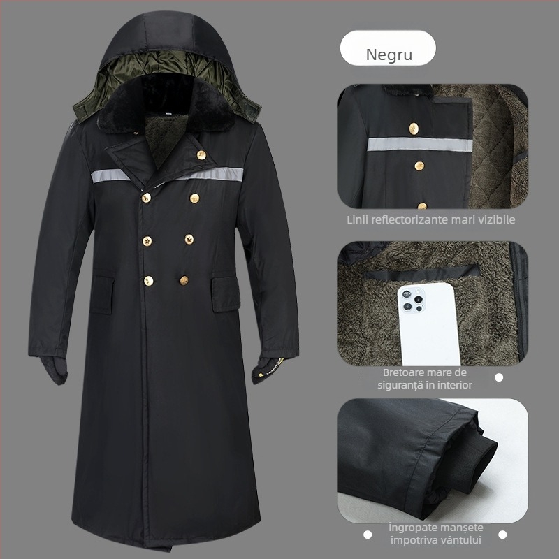 Palton militar camuflat pentru bărbați, izolație termică, țesătură din fibre chimice, model camuflaj, pentru iarnă și primăvară.