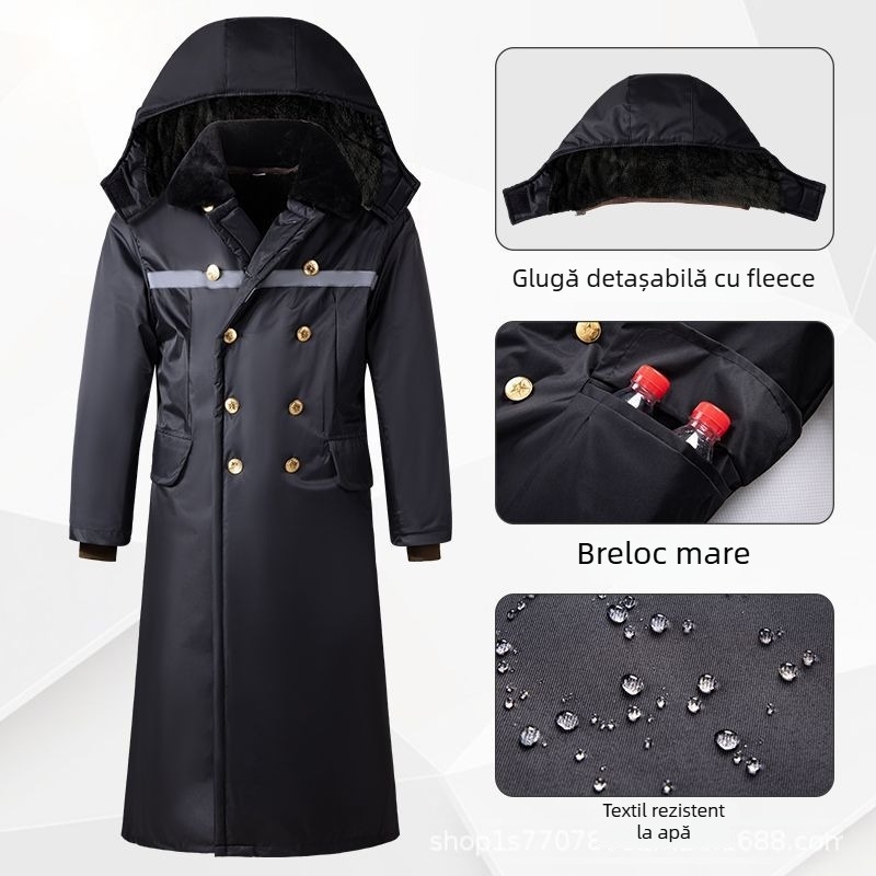 Palton militar camuflat pentru bărbați, izolație termică, țesătură din fibre chimice, model camuflaj, pentru iarnă și primăvară.