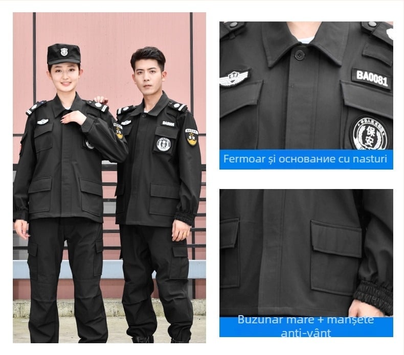 Uniformă de antrenament — uscare rapidă, respirabilă, amestec de bumbac, vară, unisex