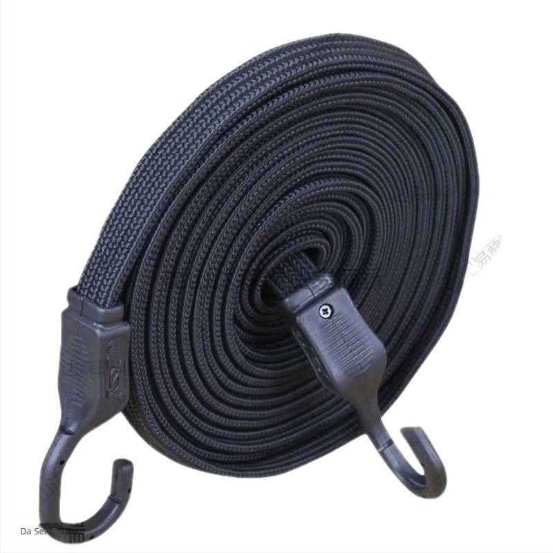 Bandă elastică pentru bagaje cu cârlige din oțel placat cu plastic