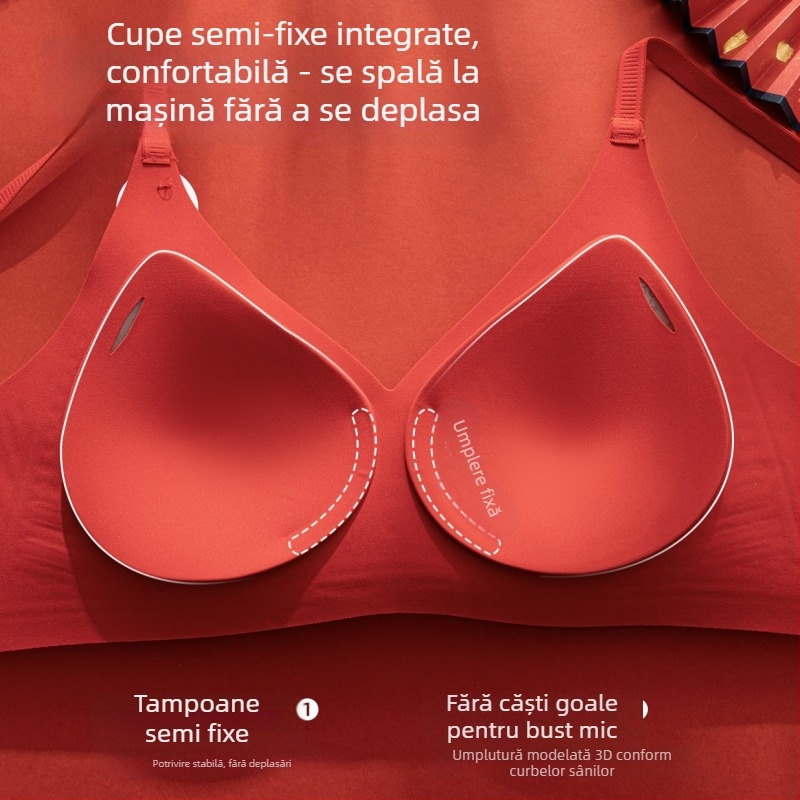 Set de lenjerie cu cupă 3/4, cupe subțiri formate din bumbac, material nylon/poliamidă, fără inel metalic, închidere în spate cu trei cârlige