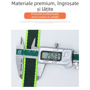 Curea de alpinism din poliester cu inel plat, rezistentă și durabilă