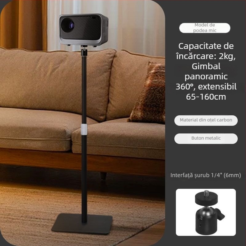 Suport pentru proiector – podea sau masă, montaj ascuns în perete, fără găuri, universal pentru mai multe mărci