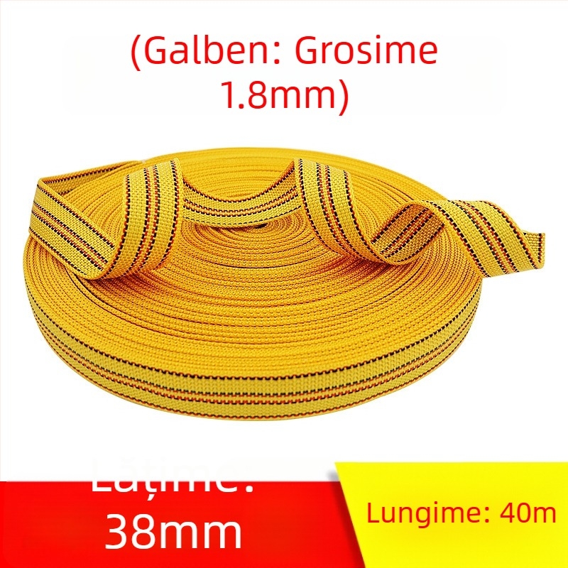 Bandă de legare a mărfurilor, rezistentă la uzură, bandă plată lată, sfoară îngroșată, model: Polyester strap