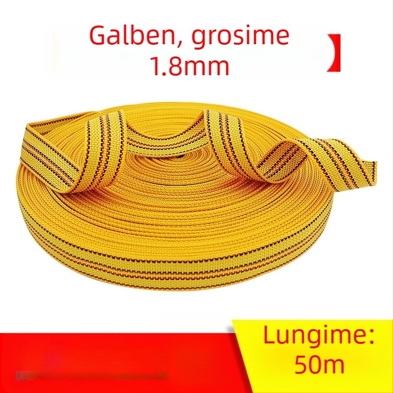 Bandă de legare a mărfurilor, rezistentă la uzură, bandă plată lată, sfoară îngroșată, model: Polyester strap