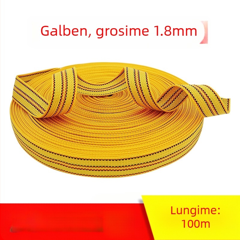 Bandă de legare a mărfurilor, rezistentă la uzură, bandă plată lată, sfoară îngroșată, model: Polyester strap