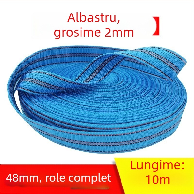 Bandă de legare a mărfurilor, rezistentă la uzură, bandă plată lată, sfoară îngroșată, model: Polyester strap