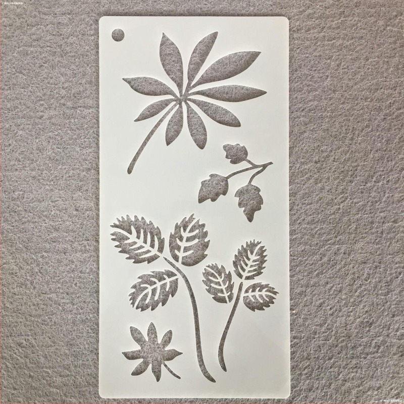 Șablon de pictură cu frunze tropicale pentru copii – placă de decupare a frunzelor pentru album DIY și decor de perete (Brand: Other; Material: Other; Import: No; IP: No)