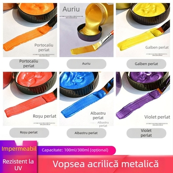 Words of Beauty Vopsea acrilică, în recipient de sticlă, pentru pictură în acril