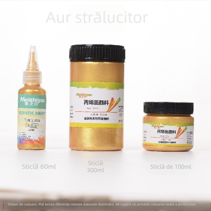 Words of Beauty Vopsea acrilică, în recipient de sticlă, pentru pictură în acril