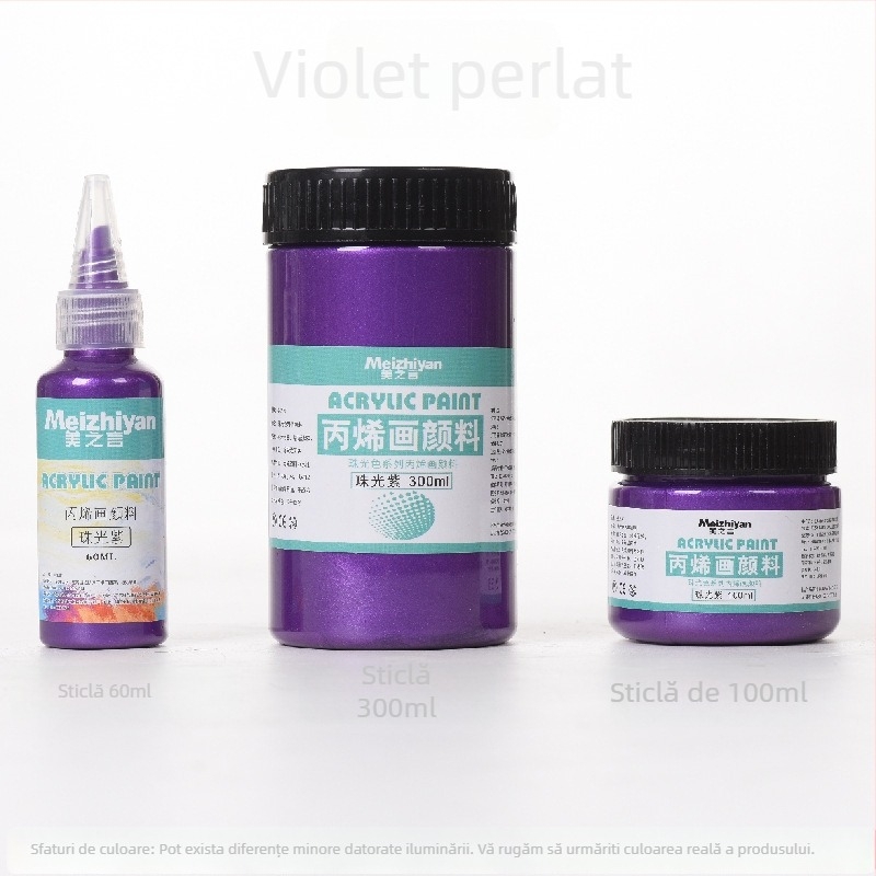 Words of Beauty Vopsea acrilică, în recipient de sticlă, pentru pictură în acril