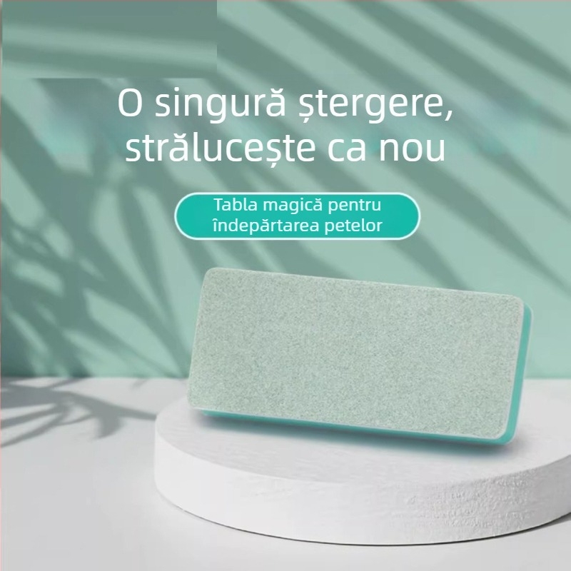 Șervețel dublu față pentru curățarea pereților interiori din sticlă ai rezervorului; elimină depunerile de calcar, urmele de apă și petele; sigur pentru rezervoare; uz casnic; lansat în 2024