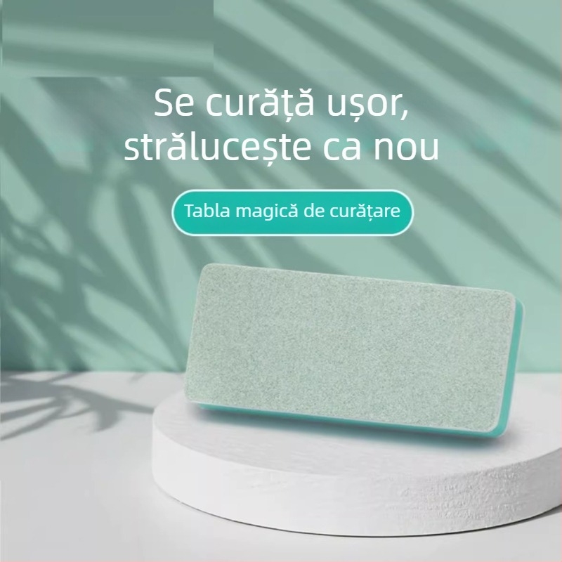 Șervețel dublu față pentru curățarea pereților interiori din sticlă ai rezervorului; elimină depunerile de calcar, urmele de apă și petele; sigur pentru rezervoare; uz casnic; lansat în 2024
