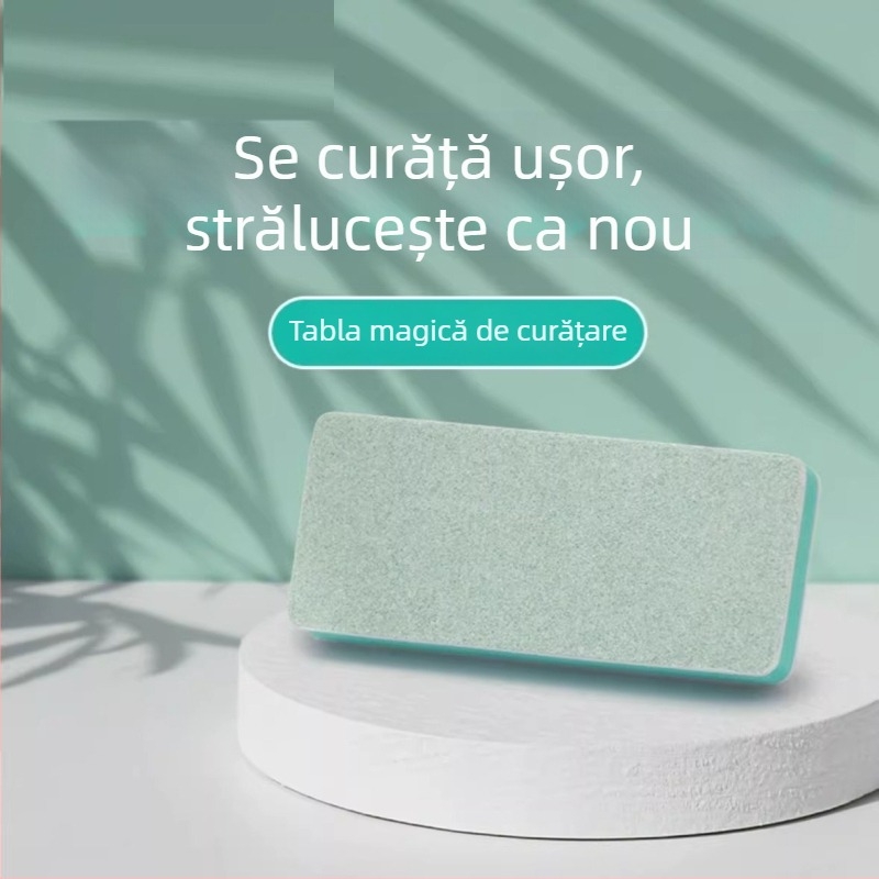 Șervețel dublu față pentru curățarea pereților interiori din sticlă ai rezervorului; elimină depunerile de calcar, urmele de apă și petele; sigur pentru rezervoare; uz casnic; lansat în 2024