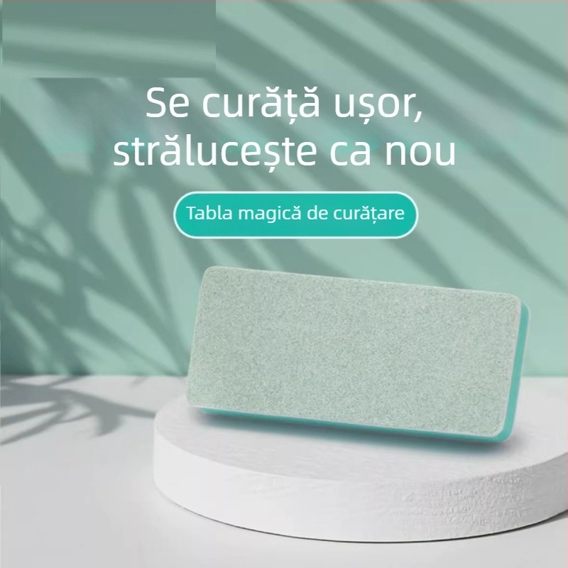 Șervețel dublu față pentru curățarea pereților interiori din sticlă ai rezervorului; elimină depunerile de calcar, urmele de apă și petele; sigur pentru rezervoare; uz casnic; lansat în 2024